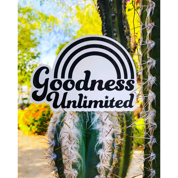 Goodness Unlimited Rainbow Sticker