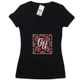 GU Rose V-Neck